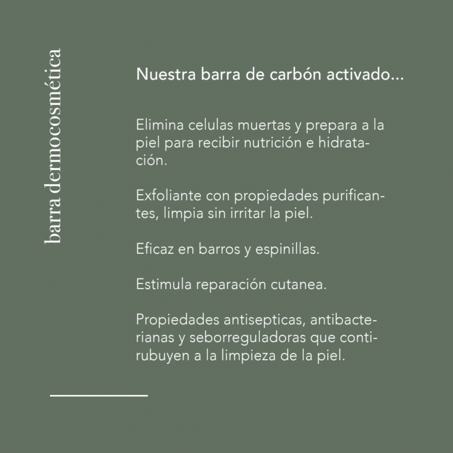 Barra Oxigenada Carbon Activado.