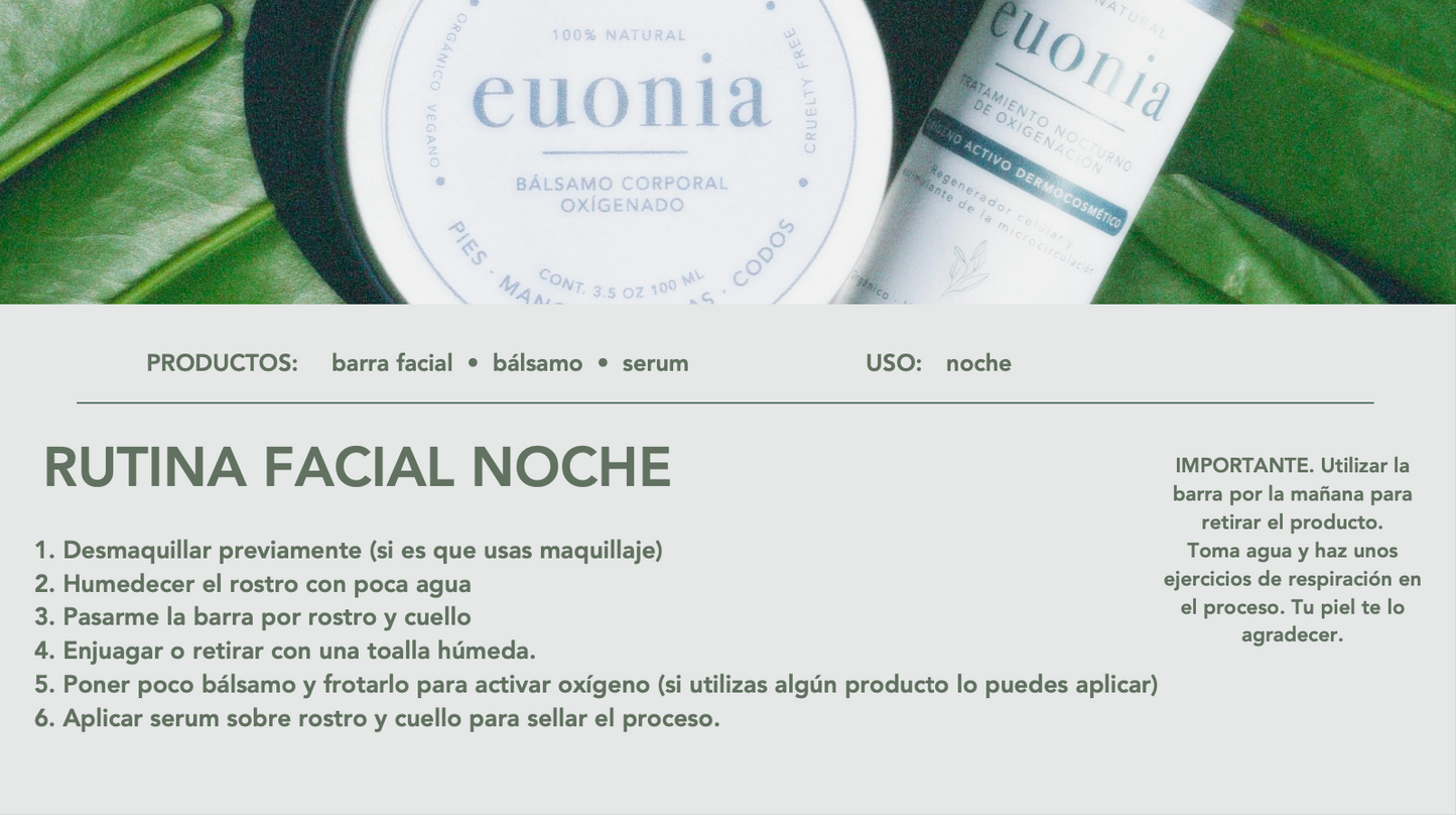Kit Rutina Facial Noche.