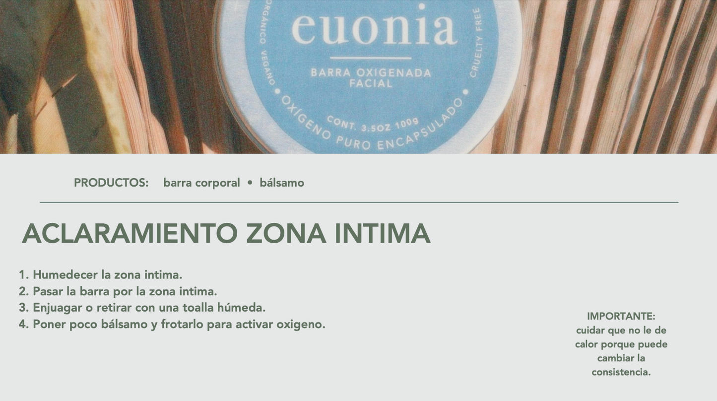 Kit Aclaramiento Zona Intima.